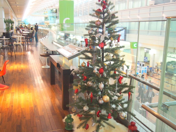 羽田空港クリスマスツリー写真