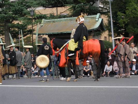 京都時代祭り江戸時代の大名行列写真