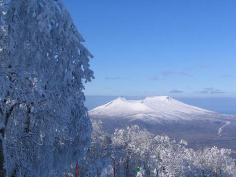 駒ケ岳雪景色