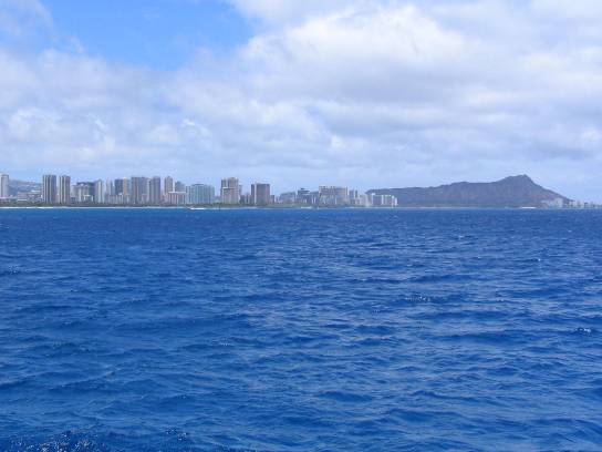 ハワイの海画像