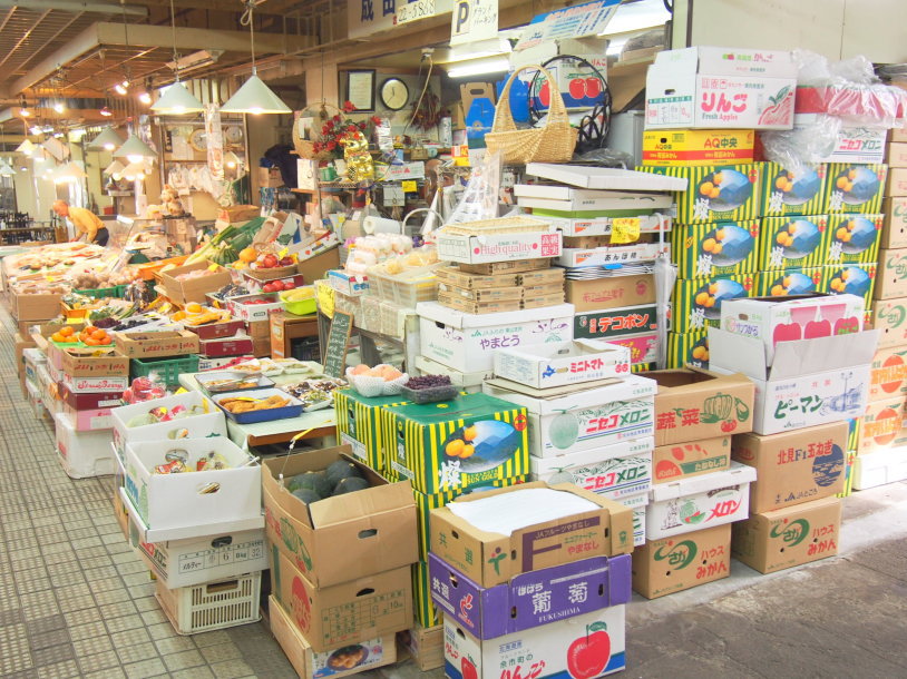 小樽中央市場青果店画像