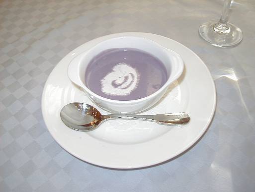 紫芋スープ　写真