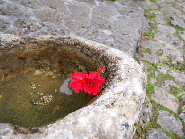 手水首里石畳道