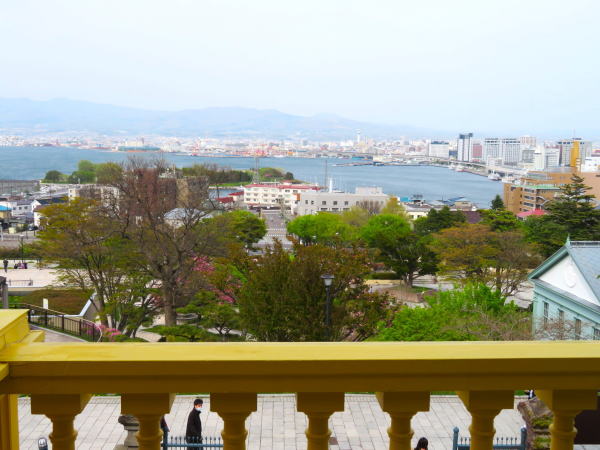 旧函館公会堂バルコニーからの眺め