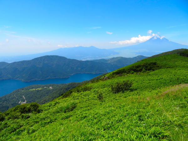 富士山と芦ノ湖
