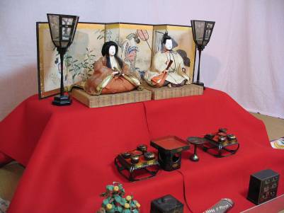 宝鏡寺の雛飾り写真