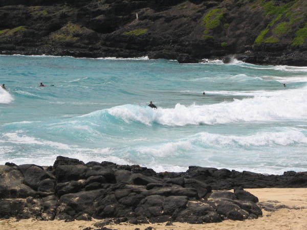 マカプービーチとオアフ島の海