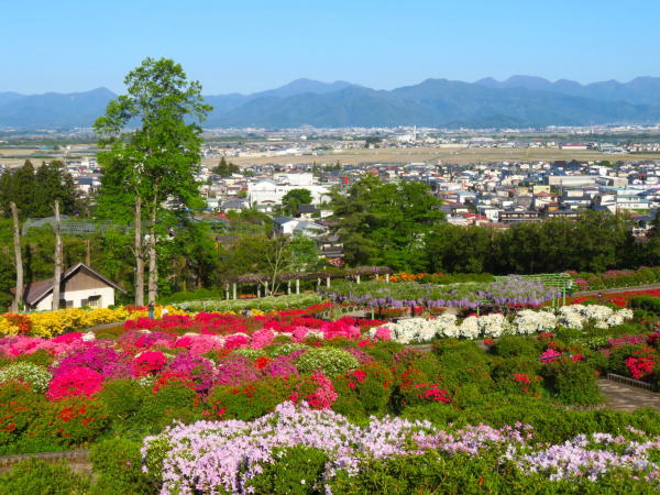 寒河江公園からの眺め