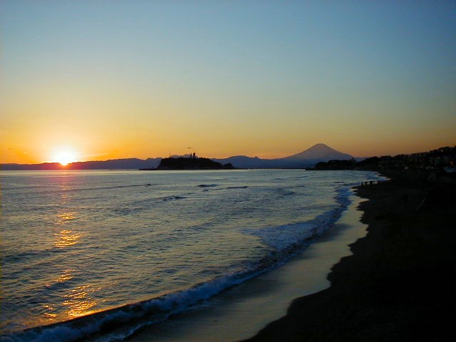 湘南の海七里ヶ浜海岸