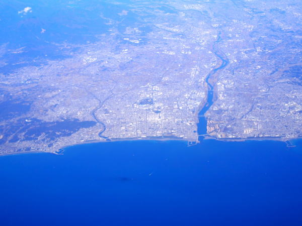 湘南の海航空機から