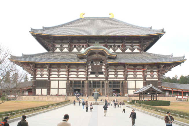 奈良東大寺大仏殿写真